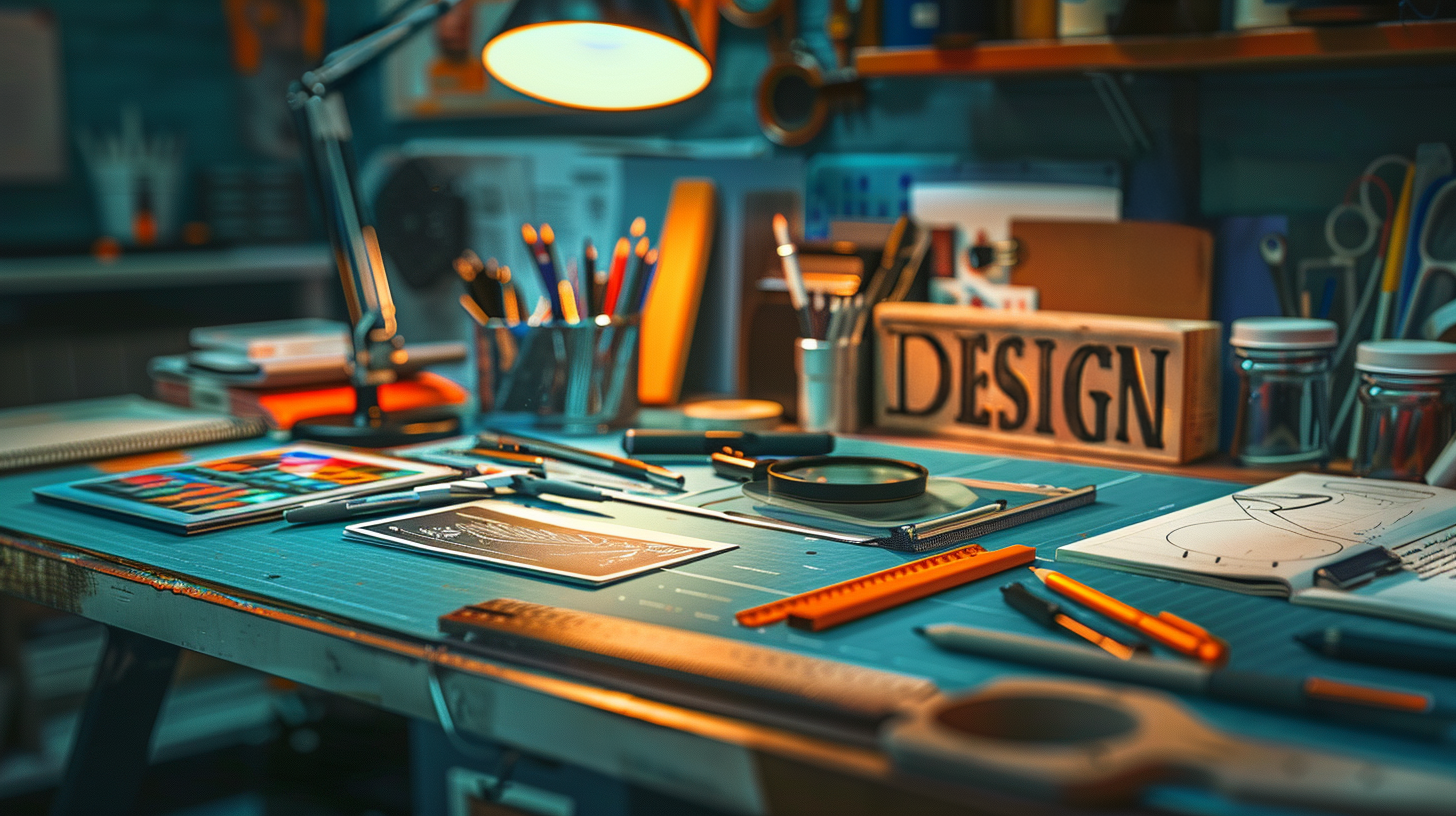 Rory working in office